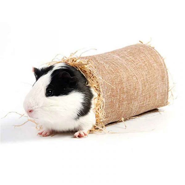 Rabbit Hideaway Toy Grass Straw Bunny Toy Tunnel Hamster Accessories for Guineapig Chinchilla Ferret Rats Rodent Animal Pet Cage - Image 7