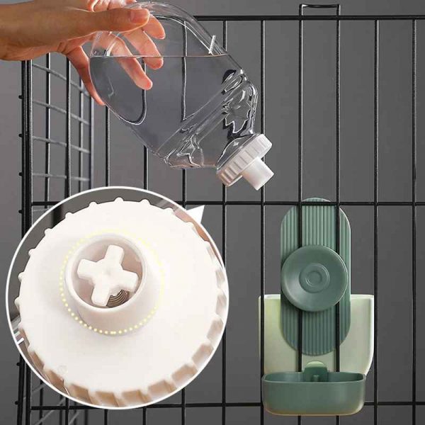 HOOPET Automatic Pet Bowls Cage Hanging Feeder Pet Water Bottle Food Container Dispenser Bowl for Puppy Cat Pet Feeding Product - Image 5