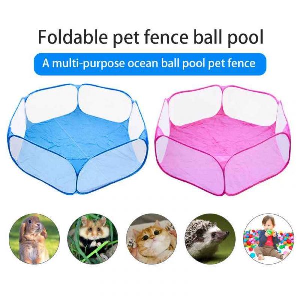 Portable Folding Pet Playpen Playpen for Small Dog Cat Game Playground Fence Hamster Chinchillas Guinea Pigs Small Animal Cage