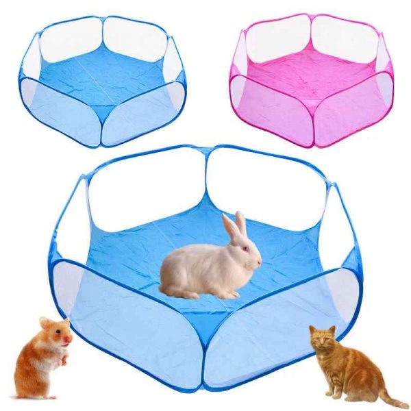 Portable Folding Pet Playpen Playpen for Small Dog Cat Game Playground Fence Hamster Chinchillas Guinea Pigs Small Animal Cage - Image 3